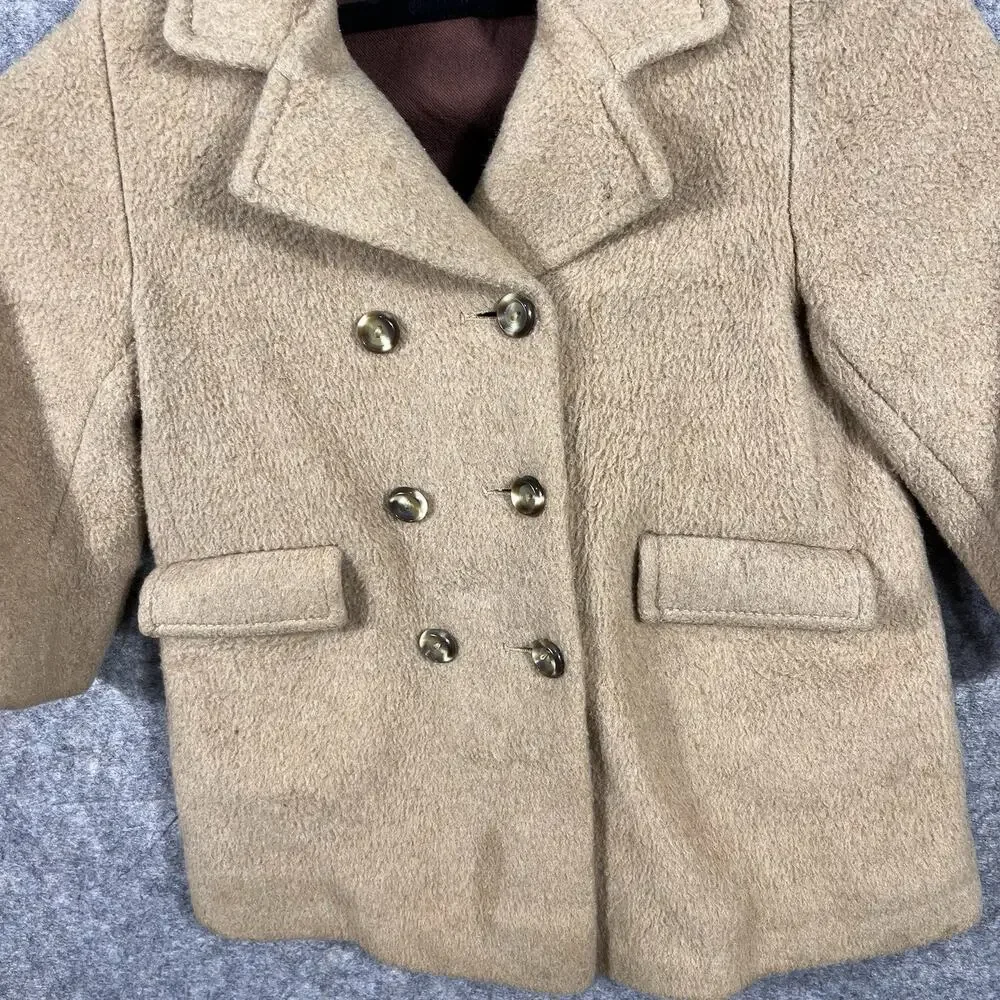 Vintage St. Michael Wool Blend‎ 1940’s Child’s Coat, Age 4 Or 40 Inch Height USA